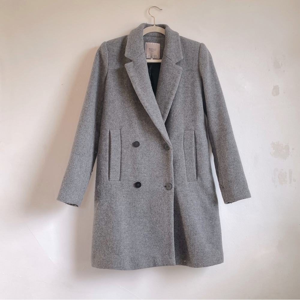 Zara | wool buttoned coat